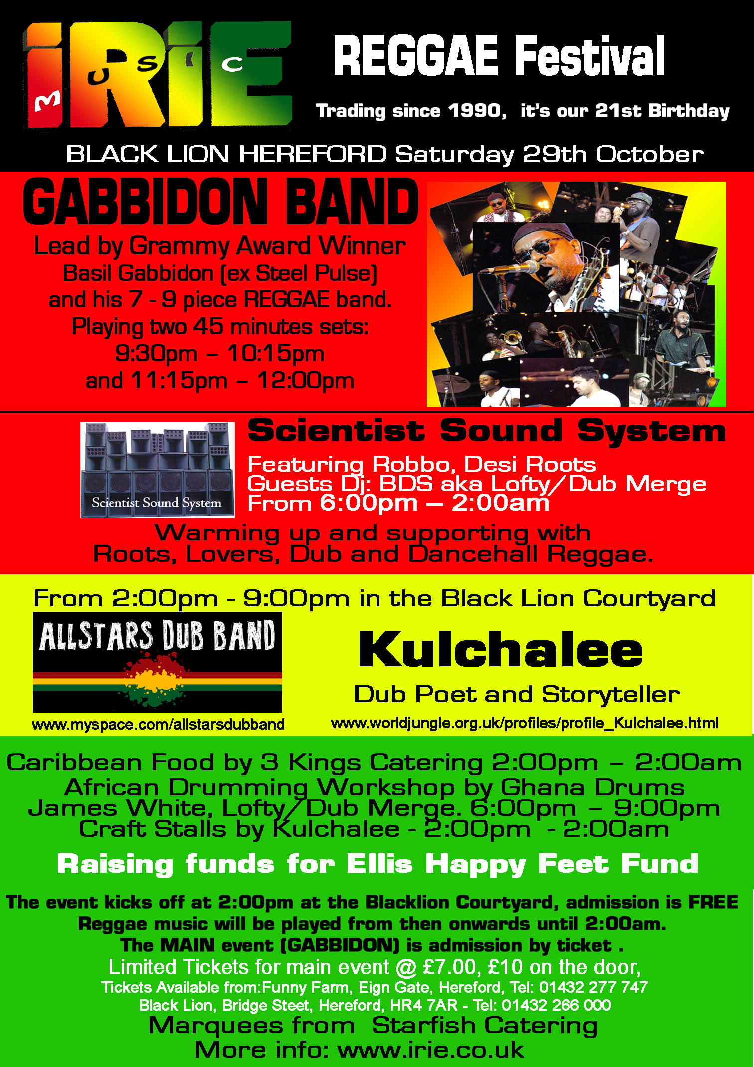 Irie Music Reggae Festival
